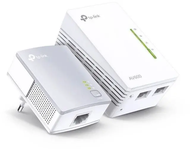 Main image of TP-Link Powerline WiFi Extender - Powerline Adapter with WiFi, WiFi Booster, Plug & Play, Power Saving, Ethernet Over Power, Expand Both Wired and WiFi Connections, AV600 (TL-WPA4220 KIT)