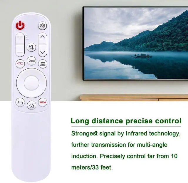 Alt view image 4 of 5 - ALLIMITY AKB76039307 Replacement Remote Control fit for LG StanbyME 27 Class LED Full HD Smart webOS Touch Screen 27ART10AKPL.AAU 27ART10AKPL.AWM 27ART10AKPL 27ART10AKPL.AHK