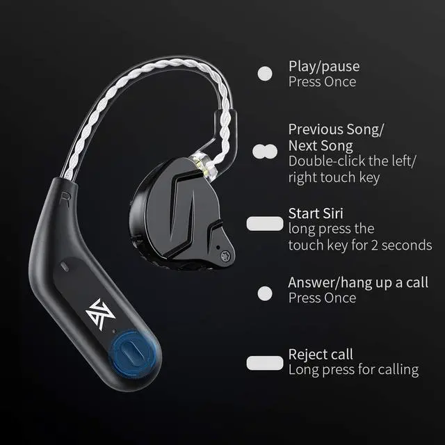 Alt view image 5 of 5 - KZ AZ09 Pro Bluetooth Adapter for IEM Headphones