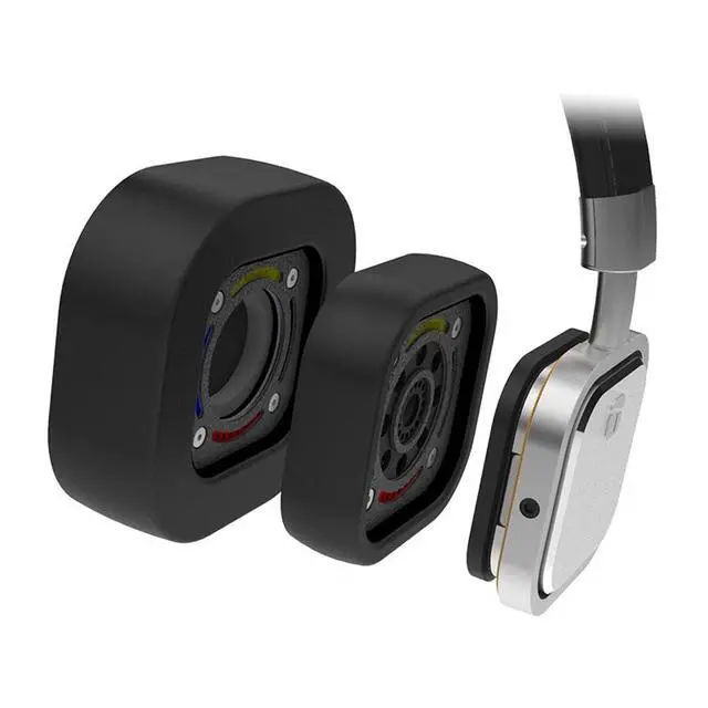 Alt view image 4 of 5 - Torque Audio On/Over Ear Customizable Headphone (Brushed Silver Metallic)