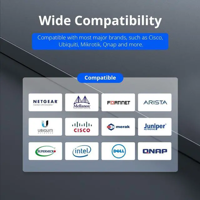 Alt view image 4 of 5 - ipolex 10G SFP+ Twinax Cable, Direct Attach Copper(DAC) Passive Cable, 0.3m (0.98ft), for Cisco SFP-H10GB-CU0.3M, Meraki, Ubiquiti UC-DAC-SFP+, Mikrotik, Intel, Netgear, D-Link and More, 4 Pac