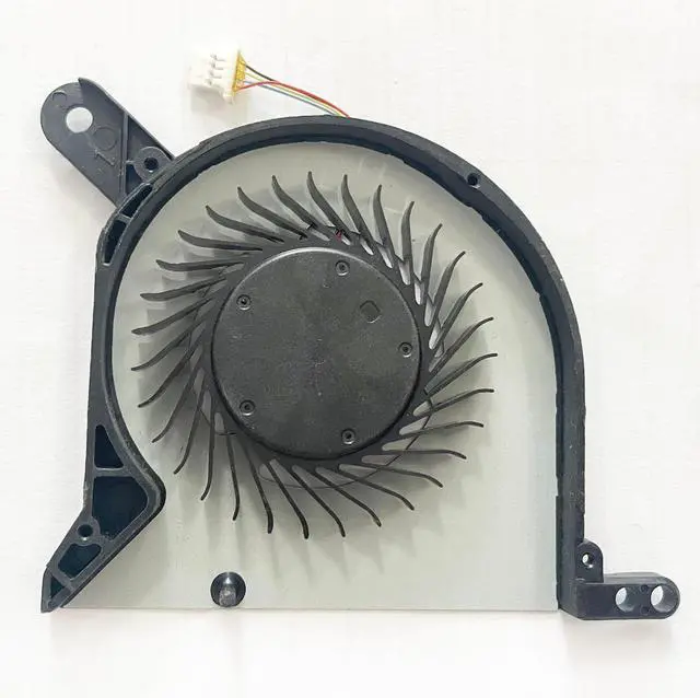 Alt view image 4 of 5 - Fleshy Leaf CPU+GPU Cooling Fan Replacement for Dell Alienware13 ALW13E P56G M13X DC5V Series 0XXR13 DFS501105PR0T FFTN DFS170005030T FFTM