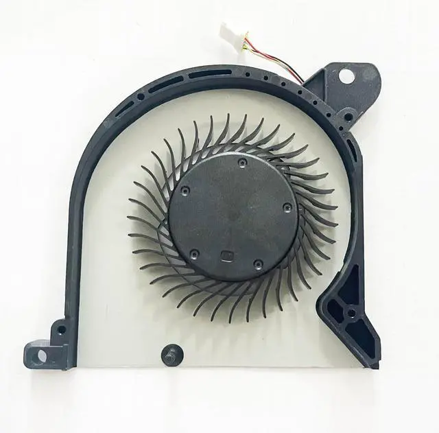 Alt view image 3 of 5 - Fleshy Leaf CPU+GPU Cooling Fan Replacement for Dell Alienware13 ALW13E P56G M13X DC5V Series 0XXR13 DFS501105PR0T FFTN DFS170005030T FFTM