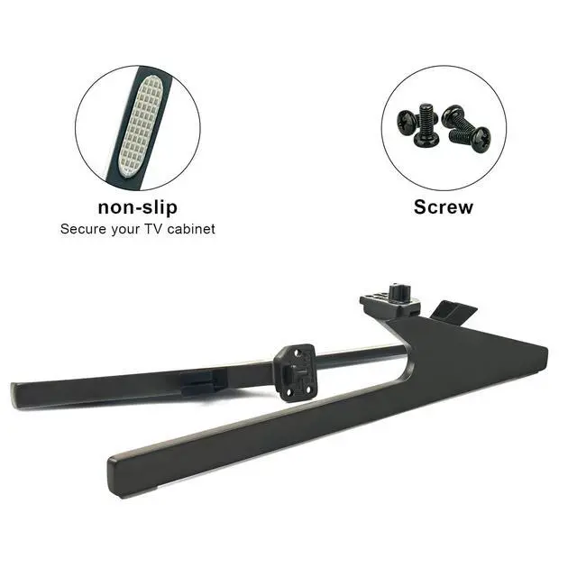Alt view image 5 of 5 - Replacement Base Stand for Hisense Smart TV 85A65GUA 85U7H, Non-Slip TV Legs for Hisense 85" Class U7H 4K QLED Smart Google TV 85A65GUA 85U7H, Table Top TV Stand for Hisense TV 85A65GUA 85U7H