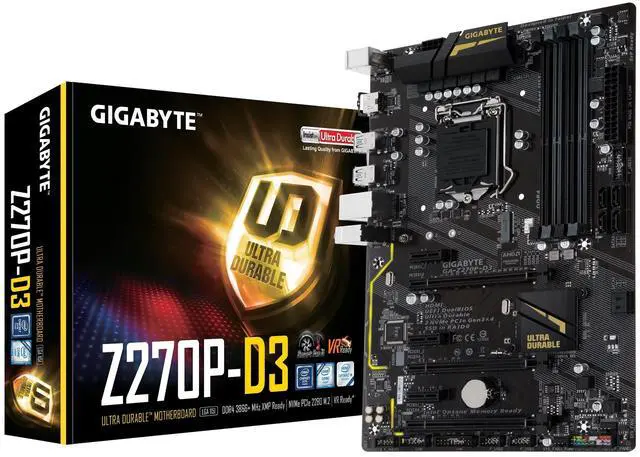 Main image of GIGABYTE GA-Z270P-D3 LGA1151 Intel Z270 2-Way Crossfire ATX DDR4 Motherboard