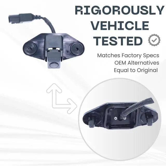 Alt view image 3 of 5 - Backup Camera Replaces for 2008-2015 Toyota Land Cruiser OE Part # 86790-60082, 86790-60081, 86790-60080