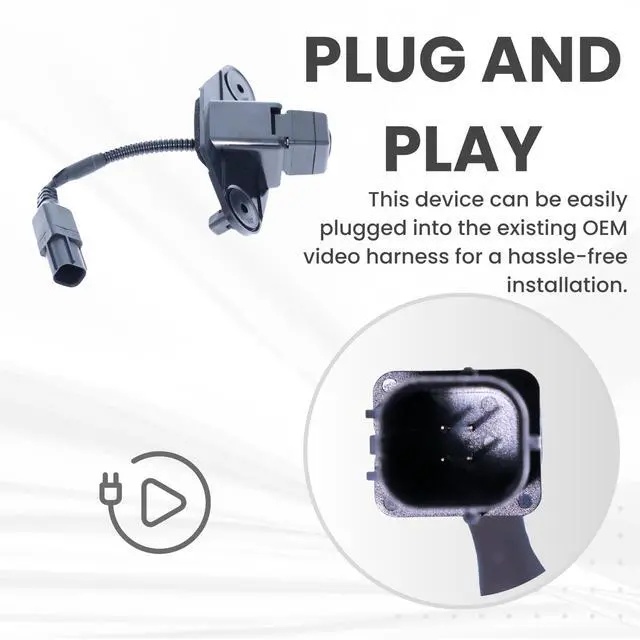 Alt view image 4 of 5 - Backup Camera Replaces for 2008-2015 Toyota Land Cruiser OE Part # 86790-60082, 86790-60081, 86790-60080