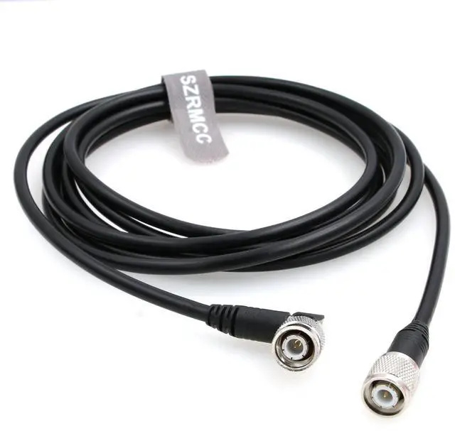 Main image of SZRMCC GPS Antenna Cable TNC to TNC Right Angle Male Connectors Extension Cable RG223 50 ohm Coaxial Low Loss Shielded Cable Black (3m)