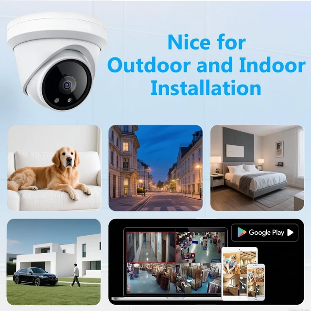 Alt view image 5 of 5 - Real HD 2.1MM 6MP 155 Wide Angle PoE IP Camera Outdoor, 98ft IR Night Vision, H.265, IP66, Compatible with Uniview NVR, NDAA Compliant