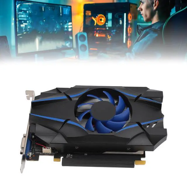 Alt view image 4 of 5 - SENECESLI 2GB GDDR5 Graphics Card ^^ 6008MHz Core Clock, Passive Cooling & DirectX 12 Support Ideal for HD Media & Light Gaming