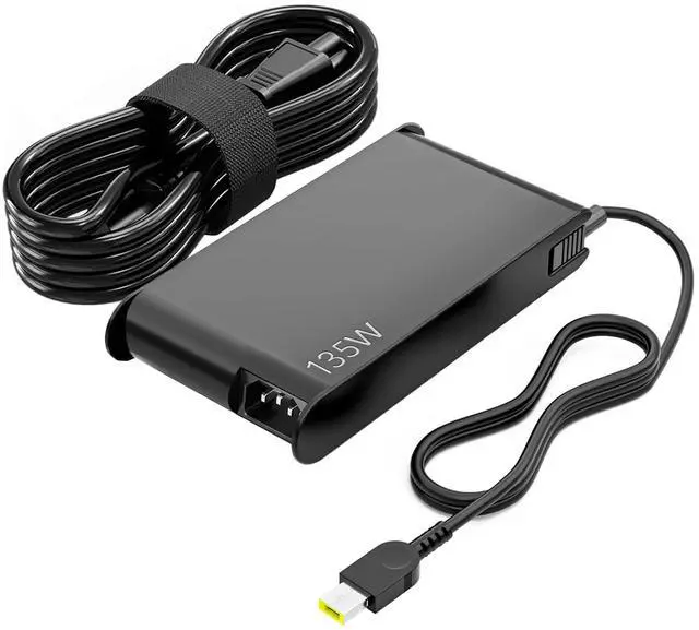 Alt view image 2 of 5 - 135W Laptop Charger Compatible with Lenovo ThinkPad X1 Extreme Gen 1 2 3 4 5 W540 W541 T440 T440S T440P T470P T540p T15p ideapad 5 Pro Yoga Slim 7 Pro C940 Y70 Y50 Y40 Legion Y520 AC Adapter