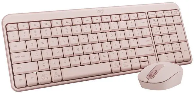 Main image of Logitech MK250 Bluetooth Wireless Mouse and Keyboard Combo: Fast & Easy Connectivity, Compact Wireless Keyboard, Ambidextrous Mouse, Durable Build - Windows/MacOS - Rose