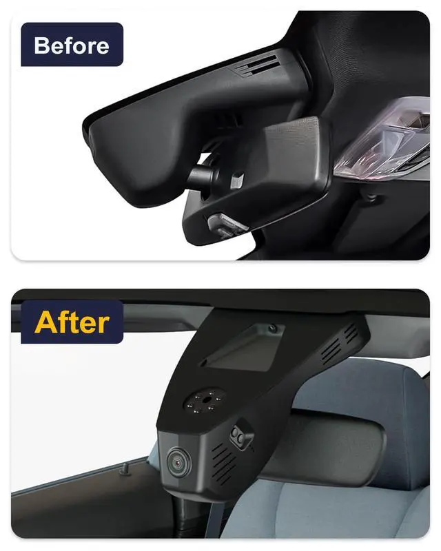 Alt view image 2 of 5 - Fitcamx 4K Dash Cam Compatible with Toyota GR Supra 2020-2026 (HD2-4031), Integrated OEM Look, UHD 2160P Video, Built-in WiFi & APP, Loop Recording, G-Sensor, Night Vision, Easy to Install, 64GB Card