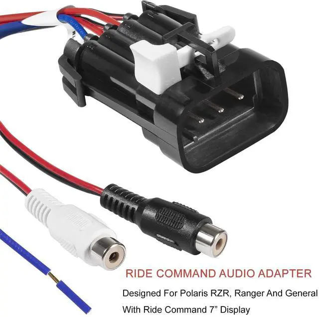 Alt view image 2 of 5 - Audio Adapter Line for Polaris RZR Ranger, for Ride Command 7 Display