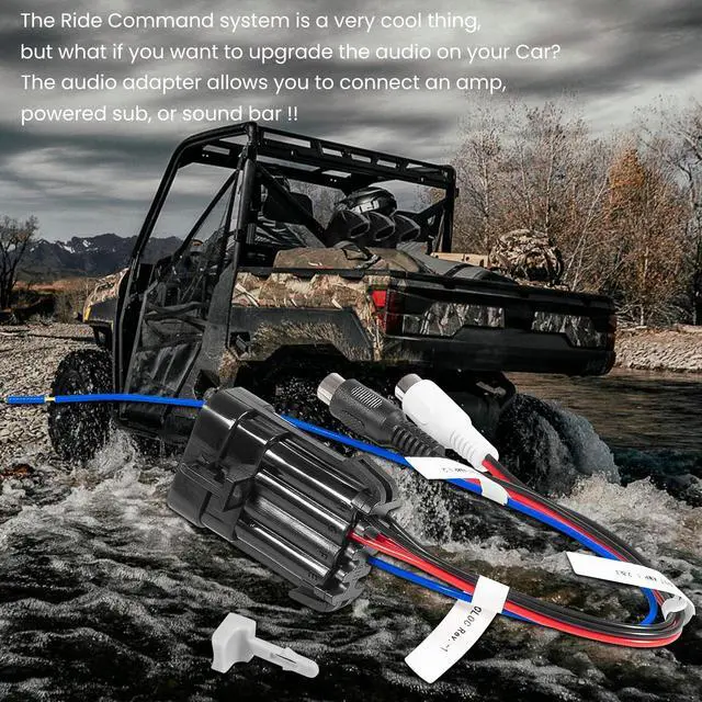 Alt view image 3 of 5 - Audio Adapter Line for Polaris RZR Ranger, for Ride Command 7 Display