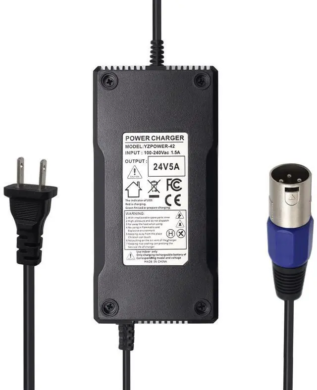 Main image of 24V 5A Battery Charger for EA1065, S150 180 X-CEL, Jazzy 1107 614HD Smart Automatic