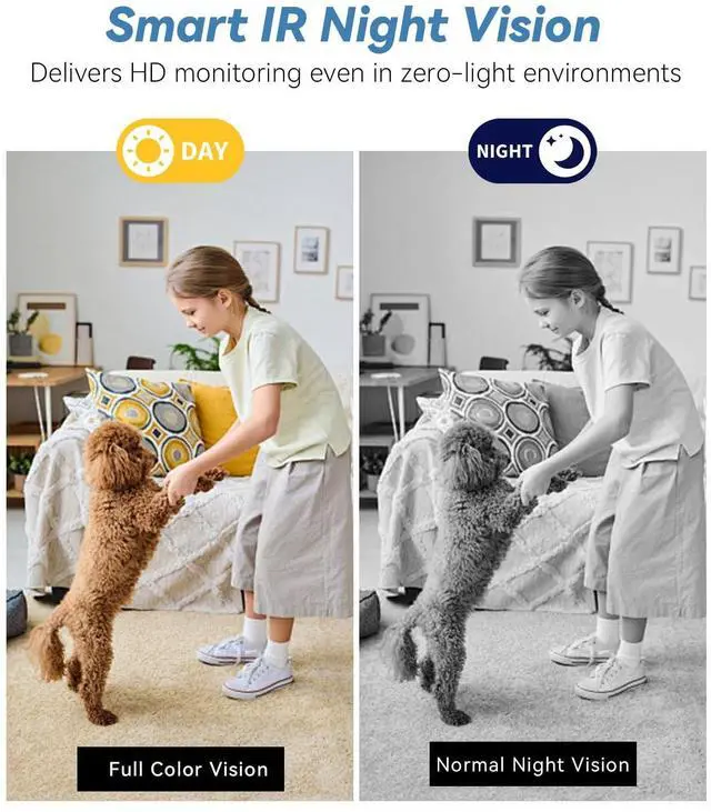Alt view image 2 of 5 - DTCRCH 1080P HD Wireless WiFi Indoor Camera Smoke Detector for Home Security with App Control & Motion Detection,Outdoor Camera with Night Vision & Loop Recording for Office,Garage,Shop,Easy to