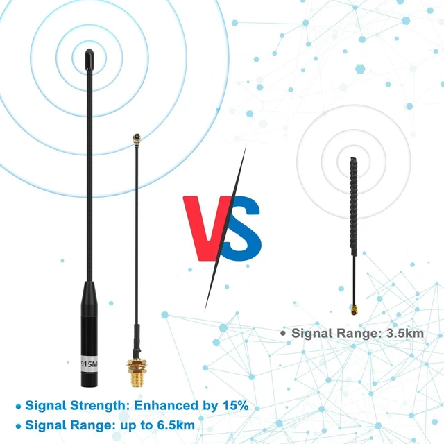 Alt view image 2 of 5 - ESP32 LoRa V3 Development Board with 915MHz Antenna - SX1262 LoRa V3 Device and 10dBi Gain 17cm SMA Male Long Range Soft Whip Antenna Set for Meshtastic Arduino LoRawan IOT (Antenna840-930MHz)