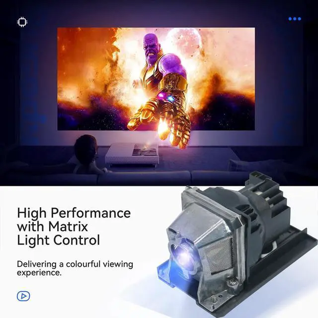 Alt view image 4 of 5 - Pugody NP13LP /NP18LP Quality Replacement Projector Lamp Bulb for NEC V230 V230X V260W V260R V260X V260 V260G NP110 NP115 NP115G NP210 NP210G NP215G NP216 NP216G NP216GEDU NP-V300W V300X with Housing
