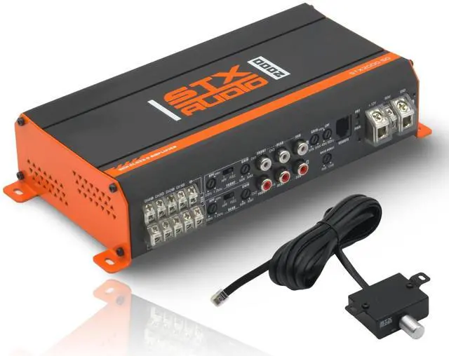 Main image of STX Audio STX2000.5D 2000-Watt 5-Channel Class D Amplifier, 130W RMS Per Channel and 400W RMS Sub Output, MOSFET Circuit Design, Adjustable LPF and HPF for Car Audio Systems