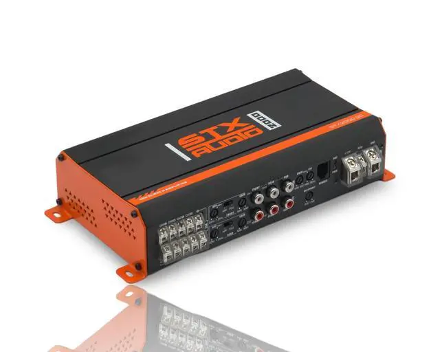 Alt view image 3 of 5 - STX Audio STX2000.5D 2000-Watt 5-Channel Class D Amplifier, 130W RMS Per Channel and 400W RMS Sub Output, MOSFET Circuit Design, Adjustable LPF and HPF for Car Audio Systems