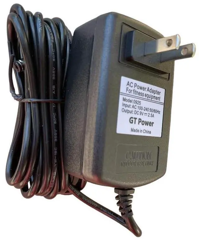 Alt view image 3 of 5 - AC Adapter Compatible with Proform 440 ES, 740 ES & ProForm 325 CSX and 235 CSX Recumbent Exercise Bike