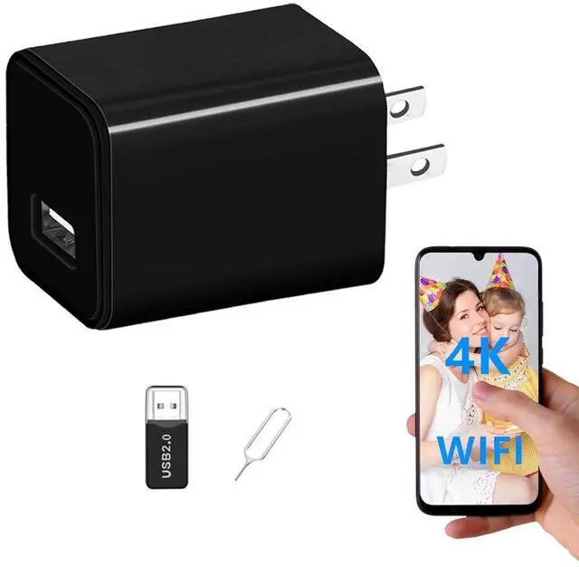 Main image of Smart USB Camera Charger WiFi , HD 1080P Wireless Camera, Security Camera App Live Feed for Home Indoor & Outdoor