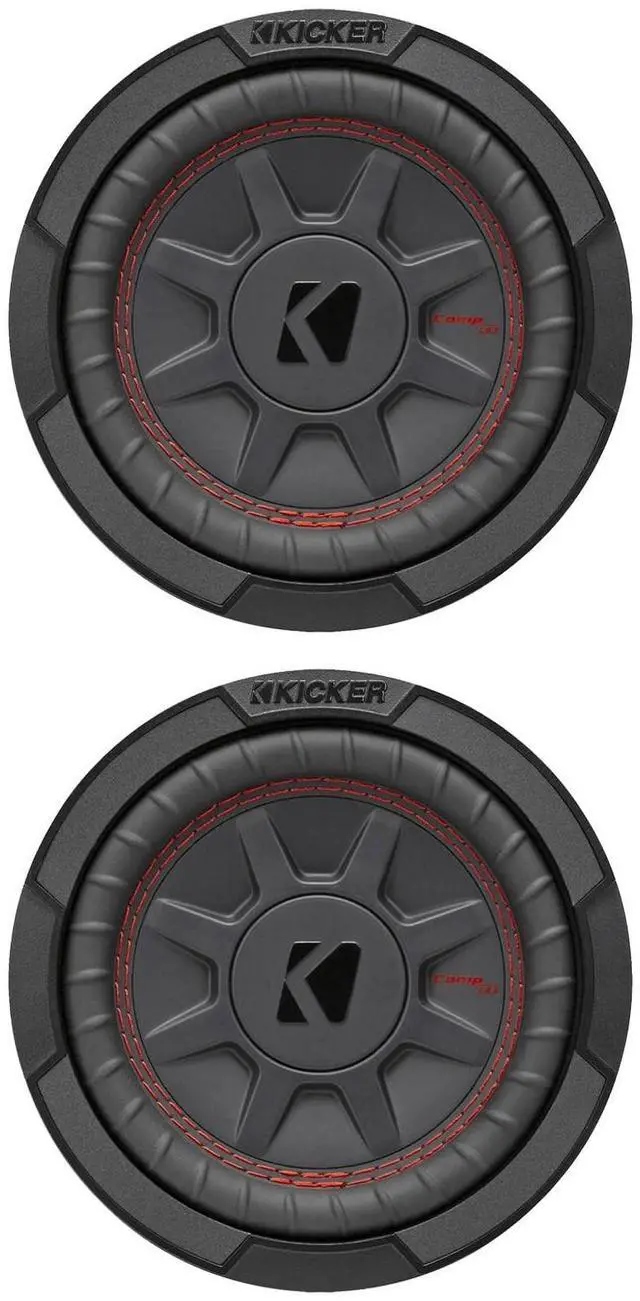Main image of KICKER 6.75" 300 Watt Peak Power 2-Ohm DVC Car Audio Subwoofer (Pair)
