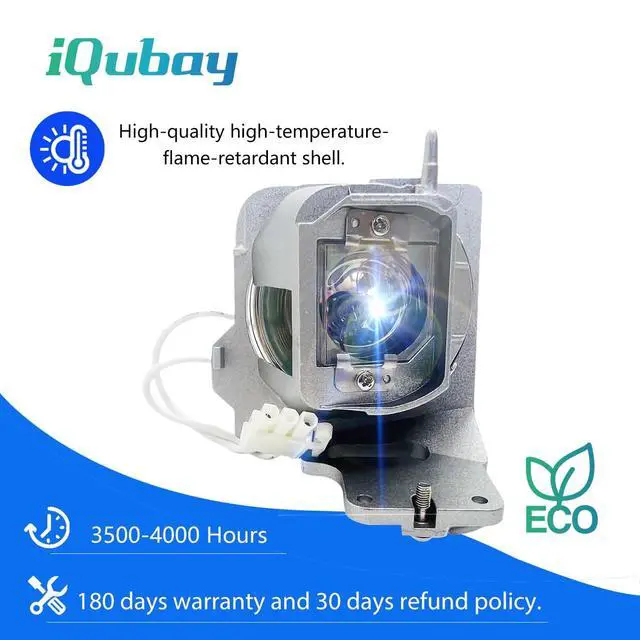 Alt view image 2 of 5 - iQubay A+ Quality BL-FU240H/SP.7G901GC01 for Optoma HD146X HD28HDR DH351 HD27eH HD28e HD29He HD15H HD145X HD15 HD280e HD28B HT32LV-4K Replacement Projector Lamp Bulb with Housing