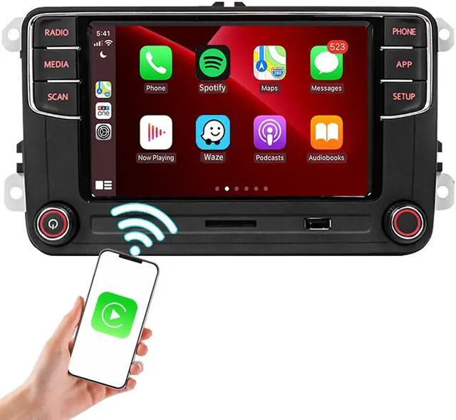 Main image of SCUMAXCON 6.5" Car Stereo Radio RCD360 PROIII PRO3 RCD330 Wireless Carplay Bluetooth RVC USB SD for VW Golf mk5 mk6 Passat Polo Jetta EOS CC