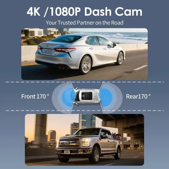 Alt view image 4 of 5 - BY-J 7'' Wireless Carplay Screen for Car with 1080P Backup Camera, Portable Car Audio Receivers with Carplay & Android Auto, GPS Navigation, Airplay, Mirror Link