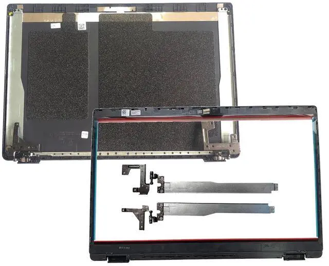 Main image of Lyinsen Replacement 15.6" Laptop LCD Cover Back Rear Top Lid with Bezel and Hinges for Dell Latitude 3510 E3510 08XVW90 0GCK6R 460.0KD05.0001 0004 46M.0KDCS.0029 Black