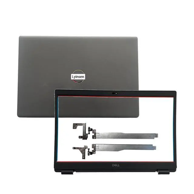 Alt view image 2 of 5 - Lyinsen Replacement 15.6" Laptop LCD Cover Back Rear Top Lid with Bezel and Hinges for Dell Latitude 3510 E3510 08XVW90 0GCK6R 460.0KD05.0001 0004 46M.0KDCS.0029 Black