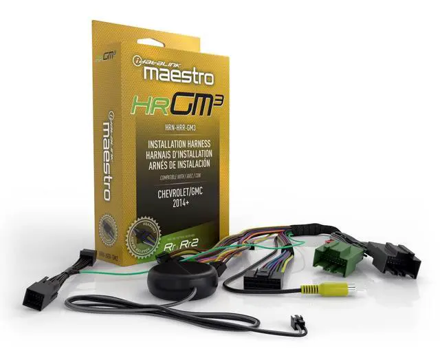 Alt view image 2 of 5 - Idatalink Maestro for Compatible GM and Chevrolet Vehicles (2014+) HRN-HRR-GM3 Plug and Play Installation Harness with Speaker - Headunit Adpater Ready