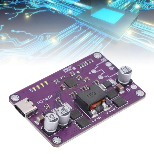 Alt view image 5 of 5 - Charge Discharge Integrated Module, 140W Type C PD3.1 Charging Board, for PD3.1 Fast Charging Input Output Protocols