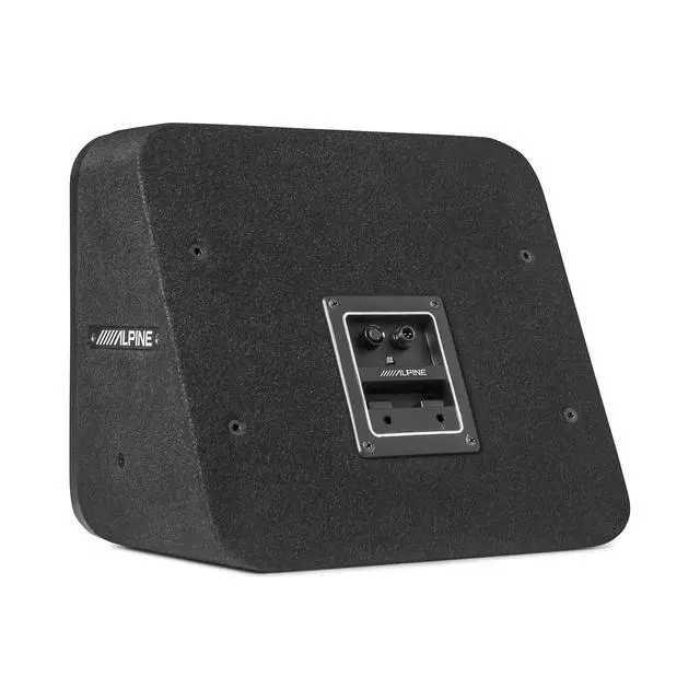 Alt view image 3 of 5 - Alpine S2-SB12 12" S-Series Halo PrismaLink Preloaded Subwoofer Wedge Enclosure with RGB Lighting