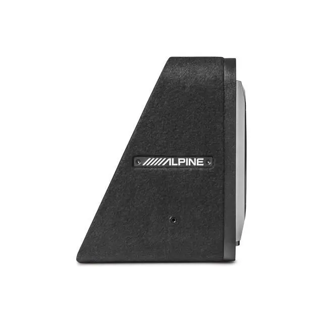 Alt view image 5 of 5 - Alpine S2-SB12 12" S-Series Halo PrismaLink Preloaded Subwoofer Wedge Enclosure with RGB Lighting