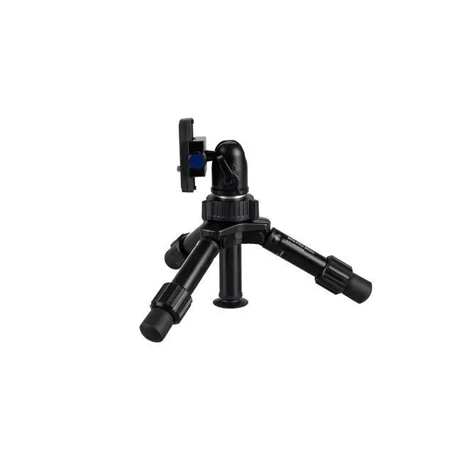 Alt view image 2 of 3 - SLIK MINI PRO BHAC Table Top Tripod w/Arca Compatible Ball Head 9" Tall (611-904) - Folds Down to 8", Weighs 14oz, Supports 4.4lbs - Great for Action Camera, Travel and Macro Photography