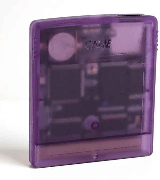 Main image of BONKZEBU 1000 in 1 Games Cartridge Flash Memory Card for GBA SP Advance Super Pocket Compatible with Transparent Purple Gameboy