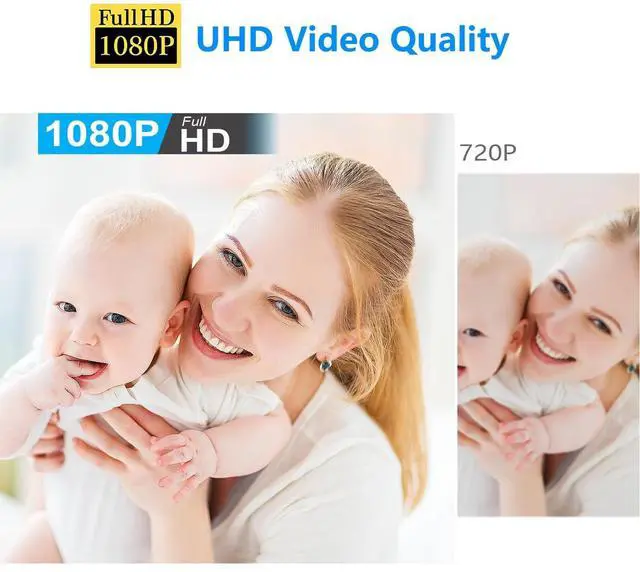 Alt view image 4 of 5 - Small Wireless WiFi IP Camera,Concealed Portable Camera, HD1080P Video Recording Live Feed,Baby Monitor Camera with Night Vision,Motion Detection,Cloud Storage for Remote Security Outdoor/Indoo