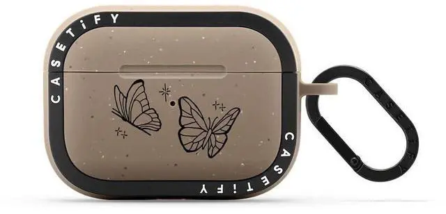 Main image of CASETiFY Bounce Airpods Pro (1st/2nd Gen) Case with Ring - Soaring by Inked - Matte Taupe
