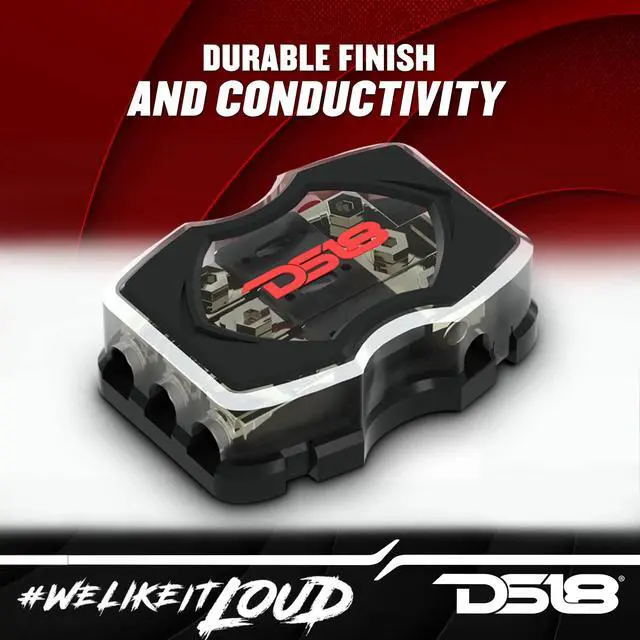 Alt view image 4 of 5 - DS18 3ANL-150A/1X0GA In/3X4GA Out ANL Fuse Distribution Holder with Three 150A Fuses