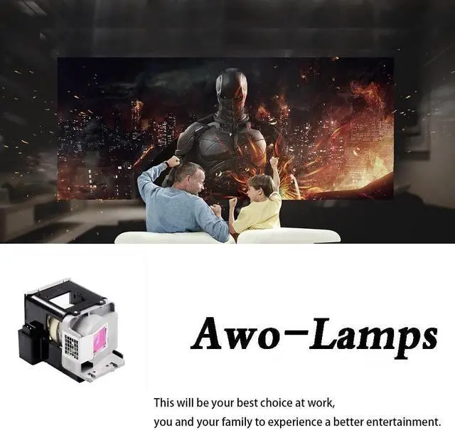 Alt view image 3 of 5 - AWO Original UHP310W Lamp Bulb for BL-FU310A / BL-FU310C / RLC-076 with Housing for OPTOMA X501,W501,EH501,EW420,HD151X,HD36,W501,OPX4045,RX825,VDHDSL,DAEHNZTZ for VIEWSONIC Pro8600,Pro8520HD