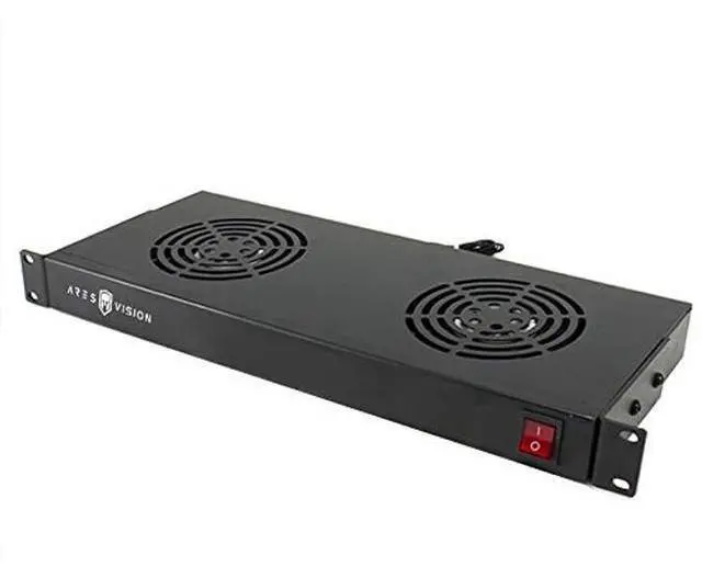 Main image of Ares Vision Dual 1U Cooling Air Circulating Fans for 19'' Wide Standard Server Cabinet/Rack (Dual Fans)