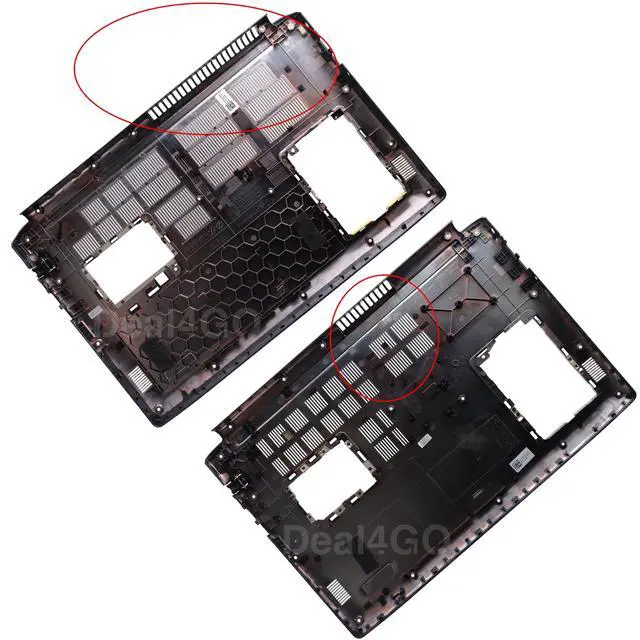 Alt view image 2 of 5 - Deal4GO Lower Bottom Case Base Enclosure Cover 60.H18N2.001 Replacement for Acer Aspire 3 A315-53 A315-41 A315-33 A315-53-30BS - Black