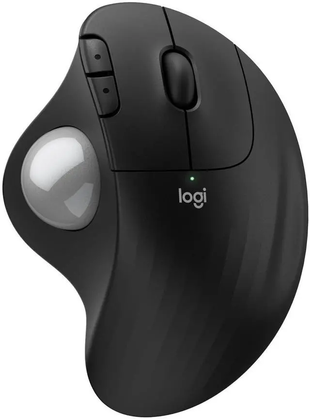 Main image of Logitech Ergo M575S Wireless Trackball Mouse, Bluetooth & Logi Bolt Receiver, Ergonomic Thumb-Control Trackball, for PC/Mac (Black/Graphite)