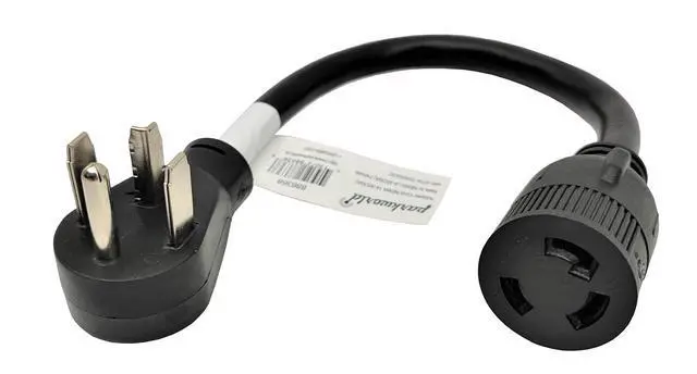Main image of Parkworld 886368 Adapter Cord NEMA 14-30P Male to L6-30R Female, 30A, 250V, 1.5 Feet