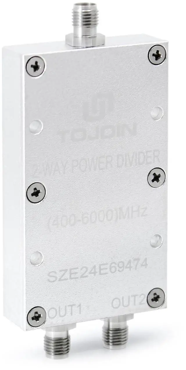 Alt view image 5 of 5 - TOJOIN Passive Power Splitter/Divider 2 Way for SMA Connectors, Coaxial Cable Splitter 0.4-6GHz for RF/Microwave Measurements Accessories Splitter Coaxial, for Antenna System (PS-2SM-0460)
