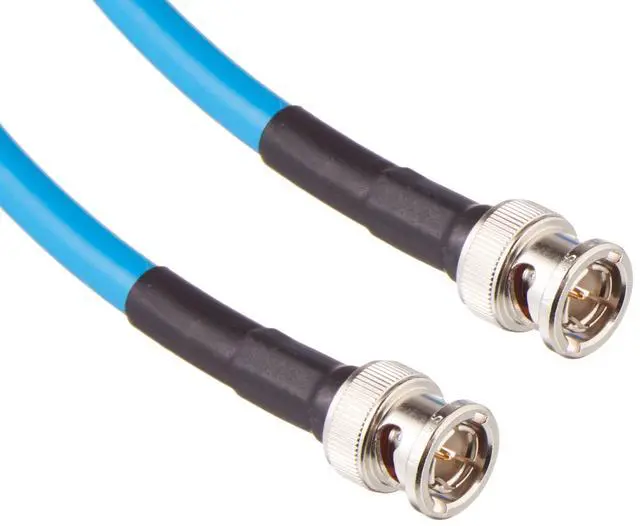 Alt view image 2 of 5 - 25ft AV-Cables 3G/6G HD SDI BNC Cable- Belden 1694a RG6 - Blue