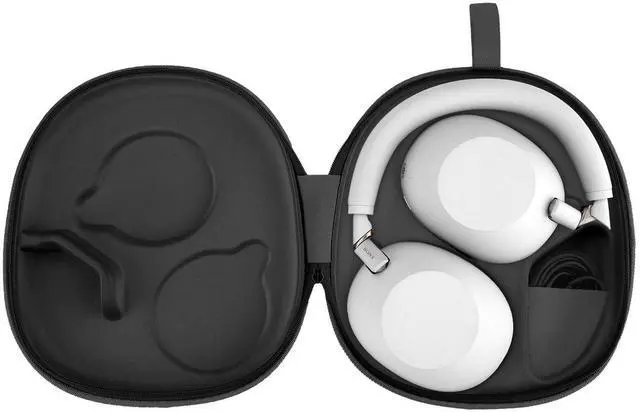 Main image of Buziba Hard Case for Sony WH-1000XM6 Noise Cancelling Headphones Protective Carrying Case Travel Portable Storage Bag with Cable Storage (Black)